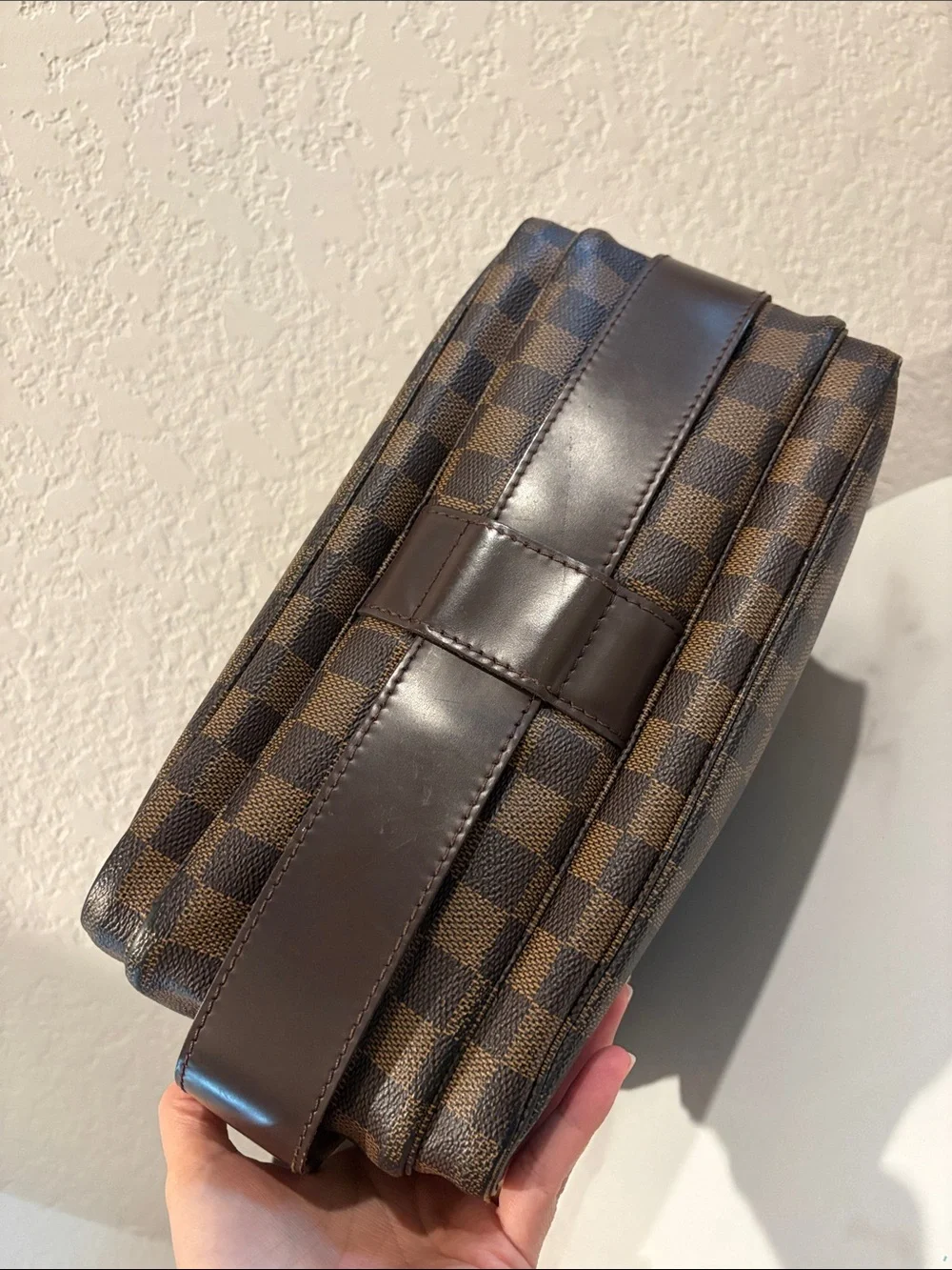 Louis Vuitton LV Crossbody bag  Naviglio Brown Damier